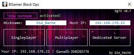 bg games|Release Call of Duty Black Ops 1 BGamer T5 LAN/Offline Client .